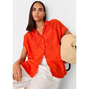 Whistles Red Nicola Button Through Shirt